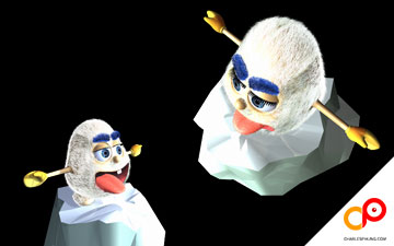 3D character for a food brand